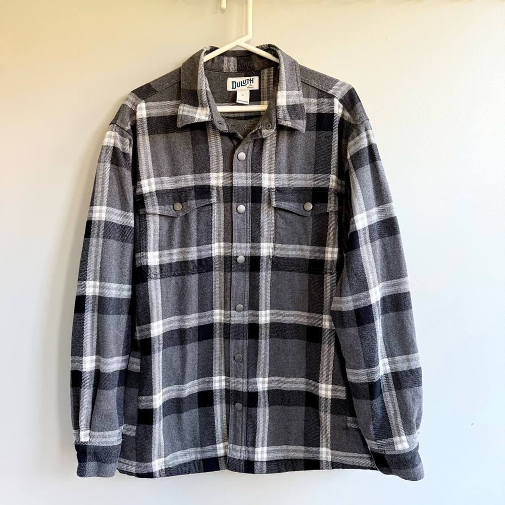 Duluth Trading Company lined shirt jac